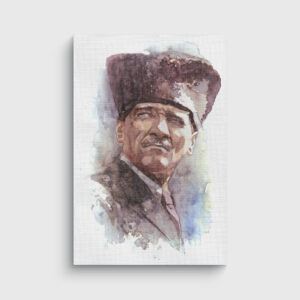 Atatürk Tablosu; Sulu Boya Özel Tasarım 8