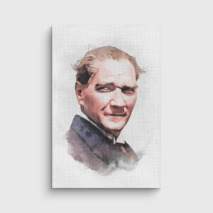 Atatürk Tablosu; Sulu Boya Özel Tasarım 4