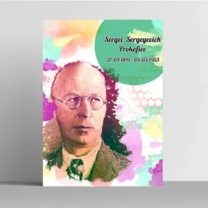 Sergei Sergeyevich Prokofiev Sanatçı Sanatçı İllüstrasyonu Tablo