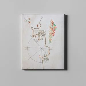 fotolyo, Piri Reis Kitab-ı Bahriye Dobre Venedik Kıyıları Haritası FTYH_PRH_36