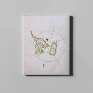 fotolyo, Piri Reis Kitab-ı Bahriye Fornoz ve Hurşit Adaları Haritası FTYH_PRH_43