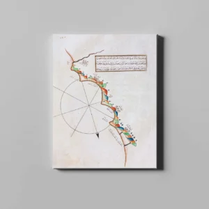 fotolyo, Piri Reis Kitab-ı Bahriye Kalavri Haritası FTYH_PRH_55