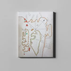 fotolyo, Piri Reis Kitab-ı Bahriye Karso Adası Haritası FTYH_PRH_60
