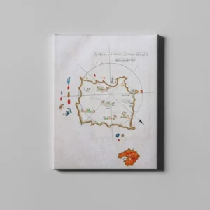 fotolyo, Piri Reis Kitab-ı Bahriye Nakşa Haritası FTYH_PRH_110