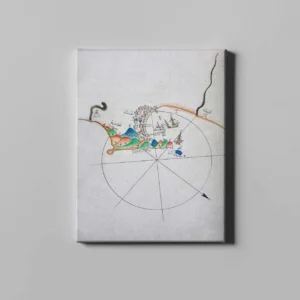 Piri Reis Kitab-ı Bahriye Ankone Kalesi Haritası