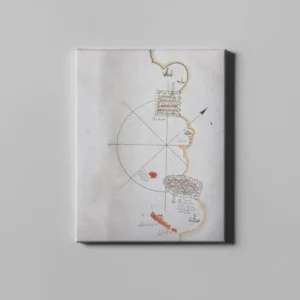 fotolyo, Piri Reis Kitab-ı Bahriye Peranse Kalesi Haritası FTYH_PRH_127