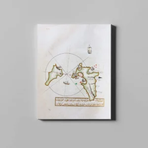 fotolyo, Piri Reis Kitab-ı Bahriye Posiye Adası Haritası FTYH_PRH_136
