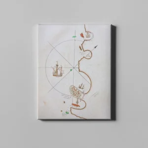 fotolyo, Piri Reis Kitab-ı Bahriye Royine Kalesi Haritası FTYH_PRH_142