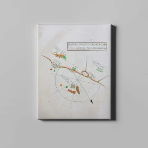 fotolyo, Piri Reis Kitab-ı Bahriye Santa Meriye Haritası FTYH_PRH_146