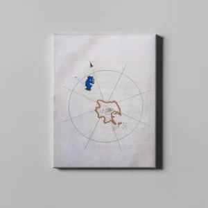 fotolyo, Piri Reis Kitab-ı Bahriye Sire Adası Haritası FTYH_PRH_160