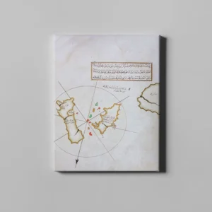 fotolyo, Piri Reis Kitab-ı Bahriye İskados Haritası FTYH_PRH_196