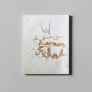 fotolyo, Piri Reis Kitab-ı Bahriye Kav Risto Haritası FTYH_PRH_62
