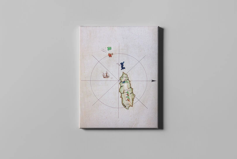 fotolyo, Piri Reis Kitab-ı Bahriye Kerpe Adaları Haritası 1 FTYH_PRH_65