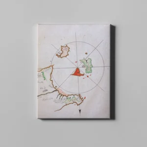 fotolyo, Piri Reis Kitab-ı Bahriye Keçi ve Bulamaç Adaları Haritası FTYH_PRH_68