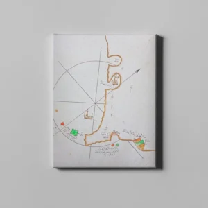fotolyo, Piri Reis Kitab-ı Bahriye Medelon Kalesi Haritası FTYH_PRH_91