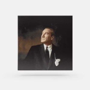 Atatürk Tablosu; Meclis Oturumu Sırasında. Renkli, Kare